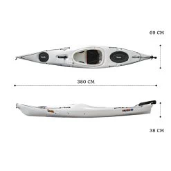 ORCA Oceanus 12.5 Single Sit In Kayak - Pearl [Sydney] -Kayak Specialty Store OS OCEANUS 12.5 PEARL 7