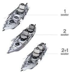 ORCA Triton Pro Fishing Kayak Package - Arctic [Sydney] -Kayak Specialty Store OS TRITON ARCTIC 10