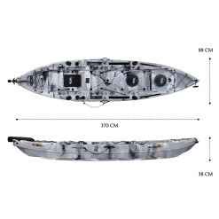 ORCA Triton Pro Fishing Kayak Package - Arctic [Sydney] -Kayak Specialty Store OS TRITON ARCTIC 7