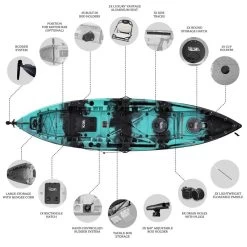 ORCA Triton Pro Fishing Kayak Package - Bora Bora [Sydney] -Kayak Specialty Store OS TRITON BORABORA 6