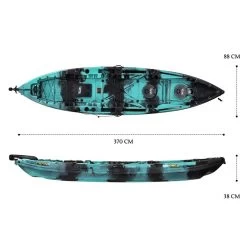ORCA Triton Pro Fishing Kayak Package - Bora Bora [Sydney] -Kayak Specialty Store OS TRITON BORABORA 7