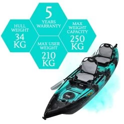ORCA Triton Pro Fishing Kayak Package - Bora Bora [Sydney] -Kayak Specialty Store OS TRITON BORABORA 8