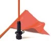 Railblaza Flag Whip And Pennant Black Base -Kayak Specialty Store RBD FLAGPENNANT BLACK