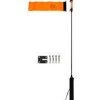 YakAttack VISIPole II, GearTrac Ready, Includes Flag And Mighty Mount -Kayak Specialty Store YAD V2FM FPG MMH