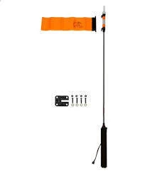 YakAttack VISIPole II, GearTrac Ready, Includes Flag And Mighty Mount